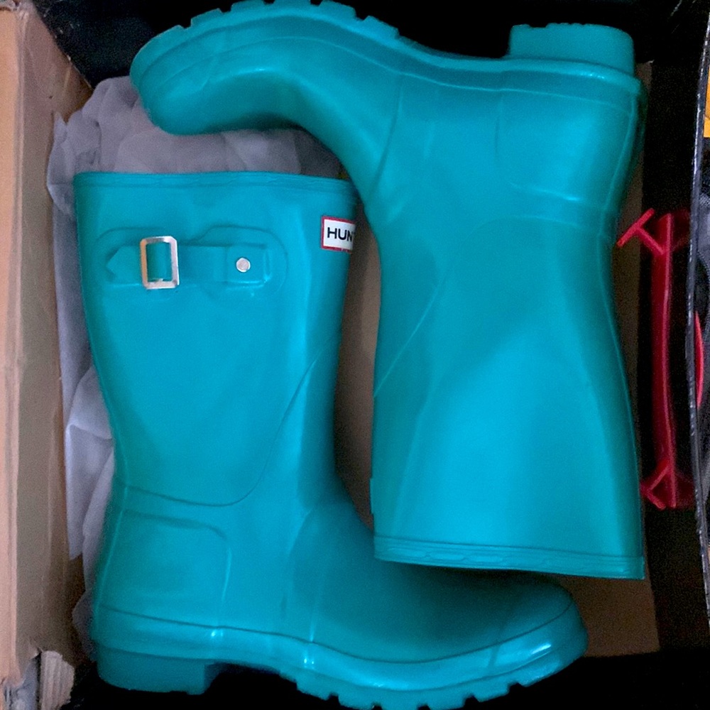Hunter boots size 10W